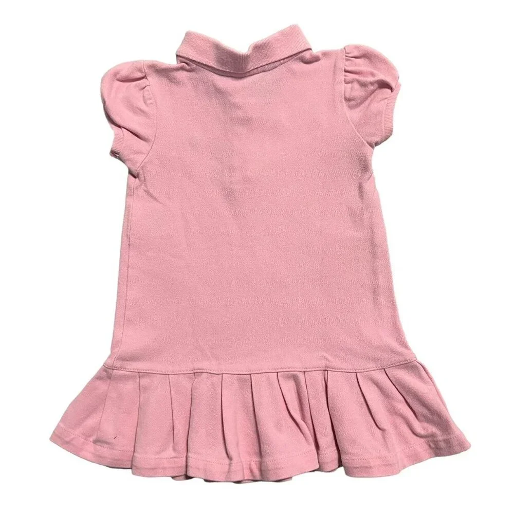 Ralph Lauren 12m Pink Pleated Polo Dress